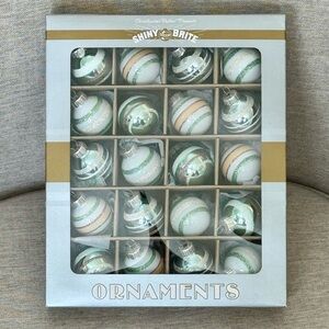 20 Piece Vintage Style Mini Glass Ornament Set - Christopher Radko Shiny Brite